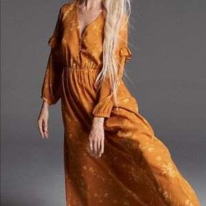 Ruffle-Sleeve Dress